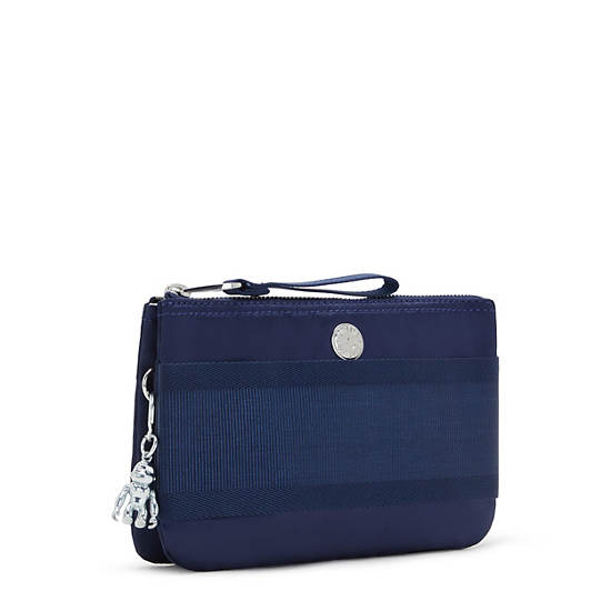 Bolsas Kipling Creativity Extra Large Metallic Wristlet Azul Marino | MX 2067AH